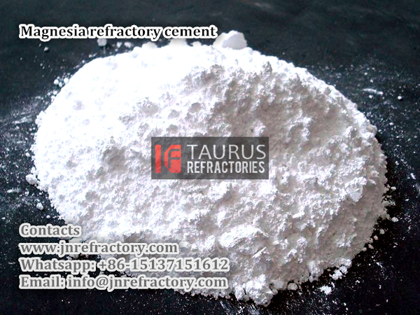 Magnesia refractory cement