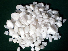 Quartz sand for copper smelting